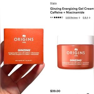 Origins GinZing Energizing Gel Cream with Caffeine + Niacinamide 1.7 oz / 50 ml
